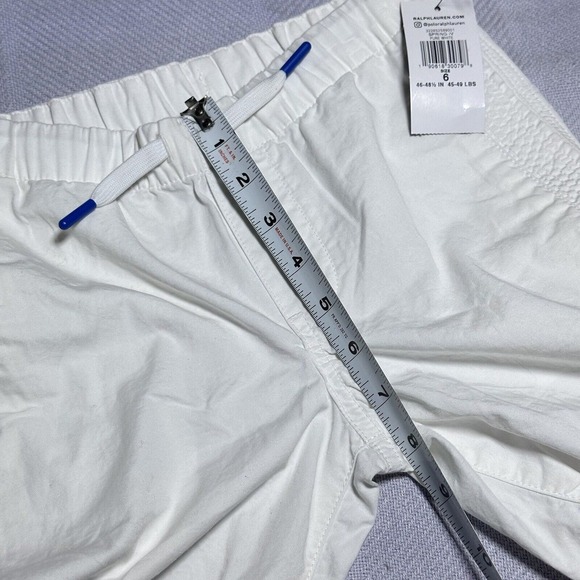 NEW Polo Ralph Lauren Pure White Spring IV Cotton Shorts Kids Boys Size 6 NWT - Picture 11 of 15